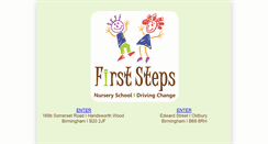 Desktop Screenshot of firststeps-daynursery.com